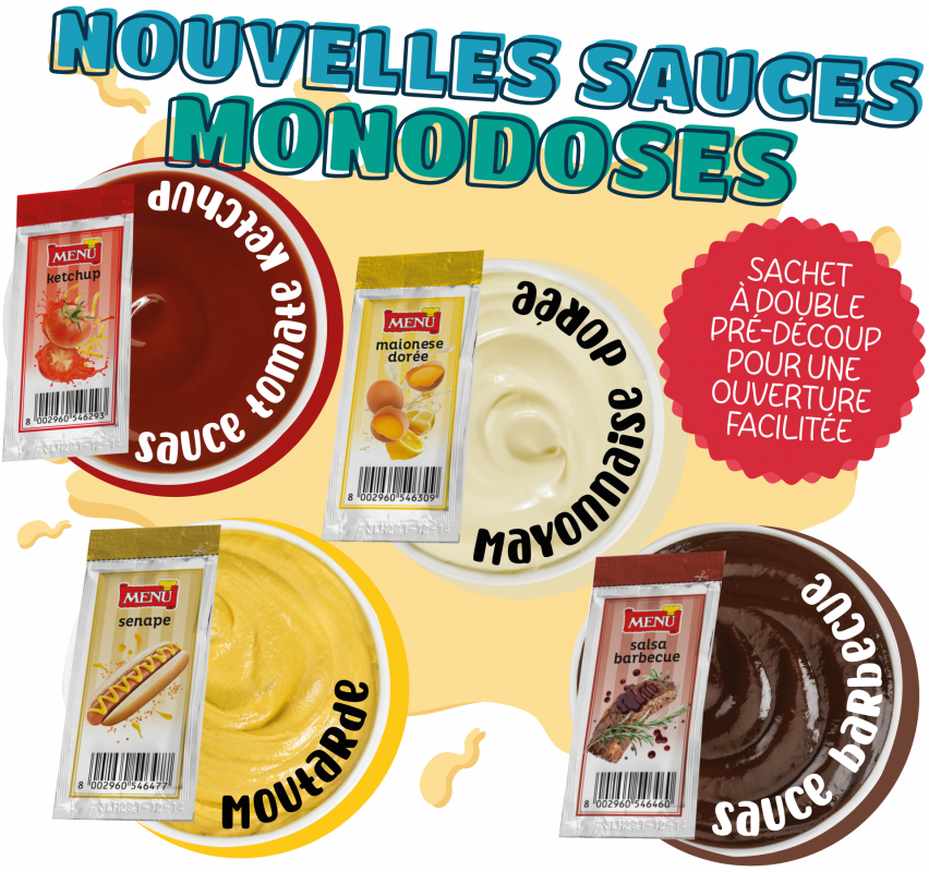 Nouvelles sauces monodoses