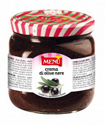 Crema di olive nere (Creme aus schwarzen Oliven)