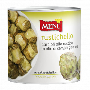 Rustichello carciofi alla rustica (Artischocken nach Bauernart) Dose, Nettogewicht 2400 g