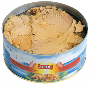 Tonno Yellowfin di prima qualità in olio d’oliva - First Choice Yellowfin Tuna in Olive Oil Tin 1000 g nt. wt. Drained 750 g