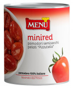 Mini Red Pomodori semisecchi pelati Pizzutello (Mini Red Semi dried peeled Pizzutello tomatoes)