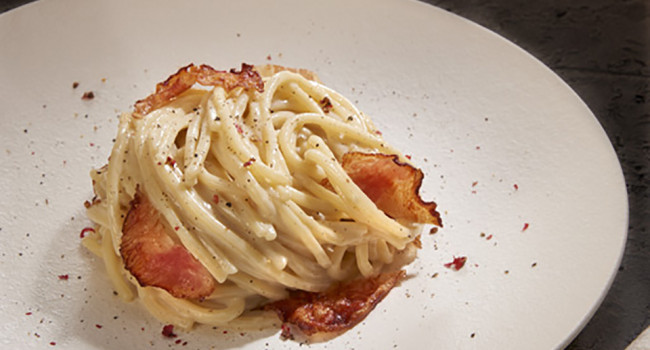 CHITARRINA CACIO E PEPE E GUANCIALE