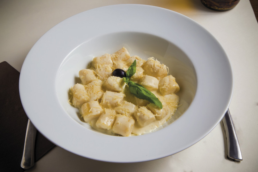 Gnocchi mit  4 Käse