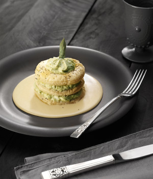 Asparagus millefeuille