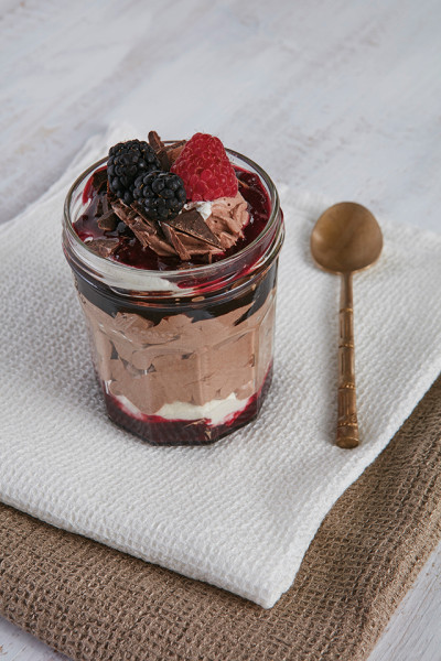 Mousse al cioccolato foresta nera