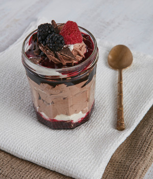 Mousse al cioccolato foresta nera