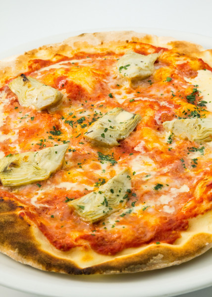 Pizza gluten free with Artichokes