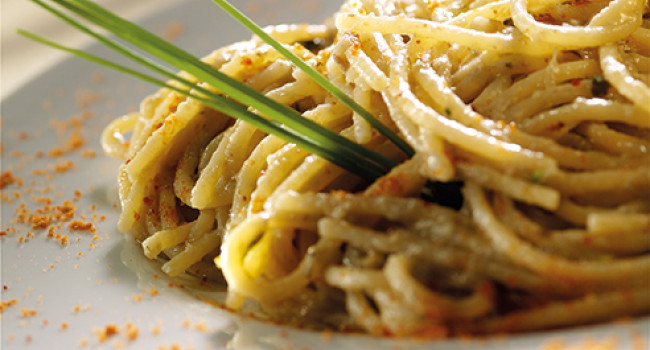 Spaghetti mit Artischocken und Bottarga